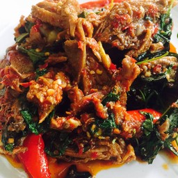 กบทอดผัดเผ็ด