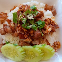 หมูทอดกระเทียม