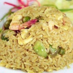 Green Curry Fried Rice With Shrimp