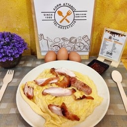 ข้าว ไข่ข้นไก่ย่าง