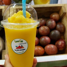 ส้ม+เสาวรส ปั่น (แยกเม็ด)