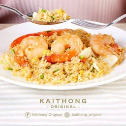 ข้าวผัดกุ้ง จานใหญ่