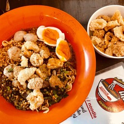 เกาเหลาต้มยำหมูโกฮับไข่มะตูม