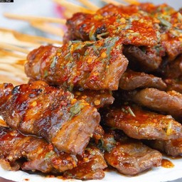 ตอวีปิ้งเนื้อ เนื้อย่างโคขุนฮาล้าล สาขา ตรงข้าม ม.กรุงเทพ