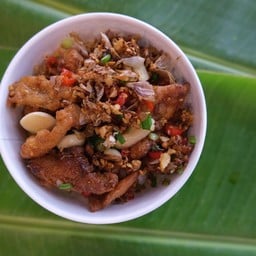 ข้าวหน้าไก่กรอบ