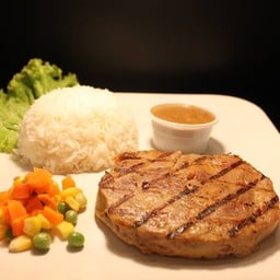 ข้าวหมูพริกไทยดำ