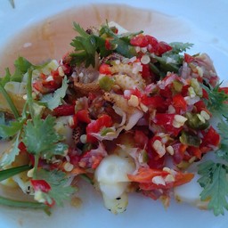 ส้มปลาหมึกย่าง