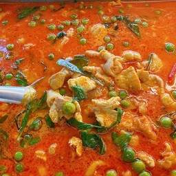 พะแนงไก่(กับข้าว)