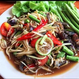 ส้มตำปูปลาร้า