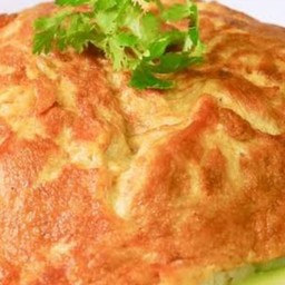 ข้าว+ไข่เจียวเนื้อสับ(ไข่ 2ฟอง)