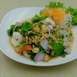 ยำผักหวานป่า
