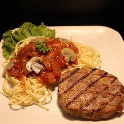 สปาเก็ตตี้หมูพริกไทยดำ