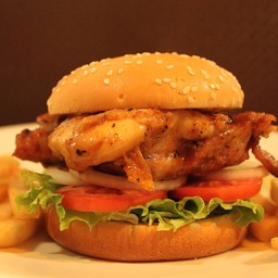 เบอร์เกอร์ไก่สไปซี่