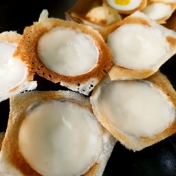 ขนมครกไม่ใส่หน้า(หน้าเปล่า)