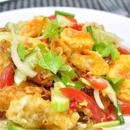 ยำไข่ดาว