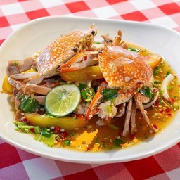 ยำปูม้า สุก