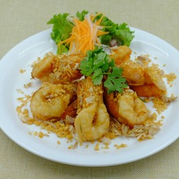 กุ้งทอดกระเทียม