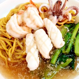 ราดหน้าหมี่เหลืองทะเล (ธรรมดา)