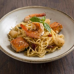 Spaghetti Seafood White Wine