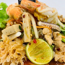 ยำวุ้นเส้นปลาร้ารวม