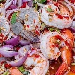 ยำกุ้งทูโทน