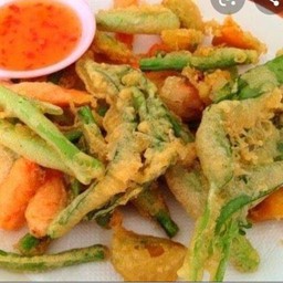 ผักรวมชุปแป้ง