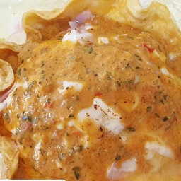 ข้าวไข่ข้นเบคอนชีสซอสต้มยำ