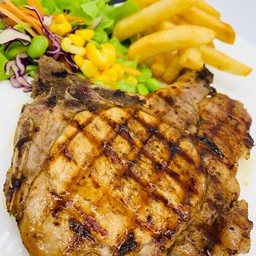 สเต็กหมูพอร์ตช็อพ