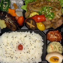 ginger grilled pork bento(生姜焼き弁当)