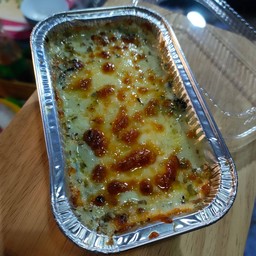 ผักโขมอบชีส ทาน1-2 คน