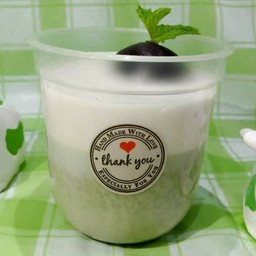 ขนมหวานทับทิมกรอบลอดช่องลิ้นทอง