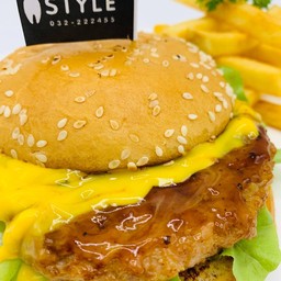 เบอร์เกอร์ไก่กรอบชีส