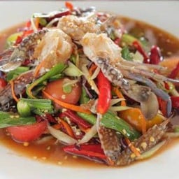 ตำปลาร้าปูม้า