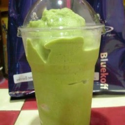 นมสดเขียวปั่น