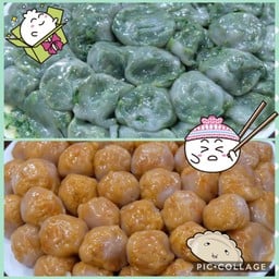 ไส้กุยช่ายผสมกับไส้หน่อไม้