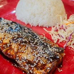 ข้าวปลาซาบะย่างซีอิ๋ว