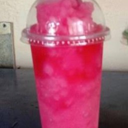 น้ำแดงโซดาปั่น