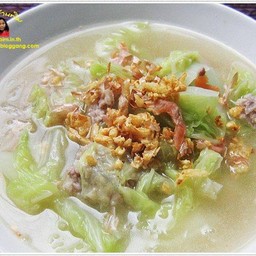 ต้มจืดผักกาดขาวหมูสับ