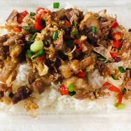 ข้าวสามชั้นคั่วพริกเกลือ