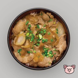 ข้าวหน้าหมูชาบู