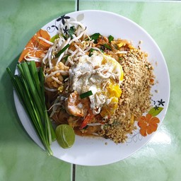 ผัดไทยหมึก Pad Thai Squid