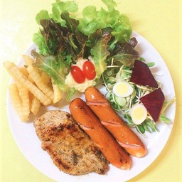 ไก่+ไส้กรอก
