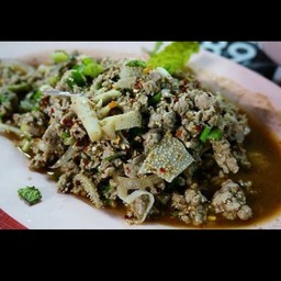 ลาบเนื้อสุก