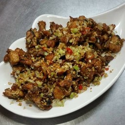 กบทอดพริกเกลือ 辣盐田鸡