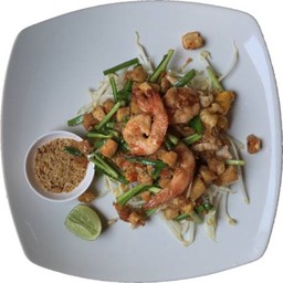 ผัดไทยไร้เส้นกุ้ง Pad thai without noodles Prawn