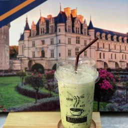 มัทฉะลาเต้เย็น