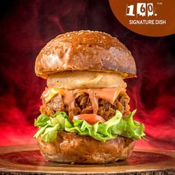 เบอเกอร์หมูคอร์นเฟรค ซิกเนเจอร์