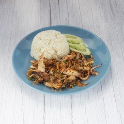 ข้าวยำไก่แซ่บ