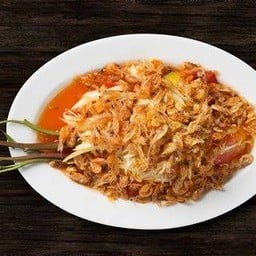 ตำกุ้งฝอยทอด