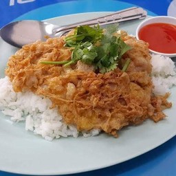 ข้าวไข่เจียว+หมูสับ